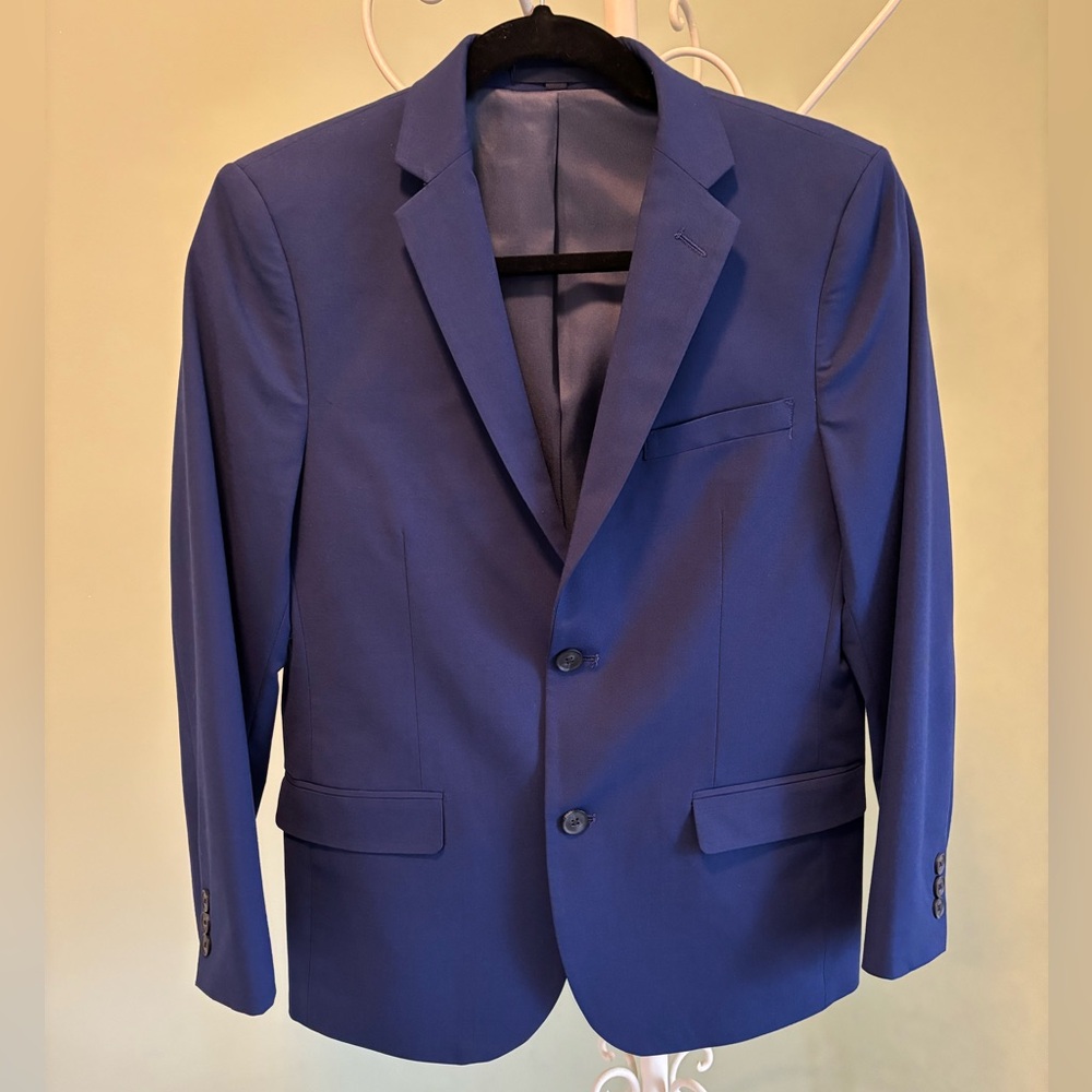 Boys Jos. A Bank 1905 suit jacket size 16 in bright navy *like new*